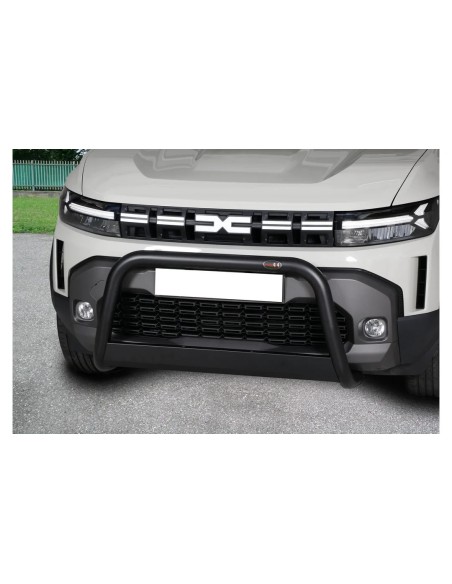 Bull Bar protezione anteriore inox BLACK 60mm Dacia Duster dal 2024