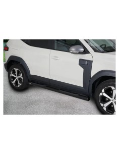Pedane laterali acciaio inox BLACK 70mm Dacia Duster dal 2024