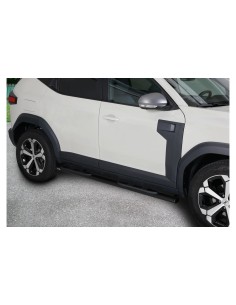 Pedane laterali acciaio inox BLACK ovali Dacia Duster dal 2024