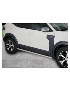 Tubi laterali di protezione acciaio inox lucido 60mm Dacia Duster dal 2024