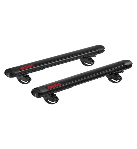 Portasci per barre da tetto FatCat evo black 6 paia di sci o 4 snow