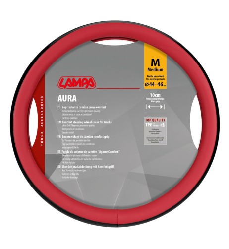 Coprivolante camion Aura rosso in Skeentex taglia M 44 46cm