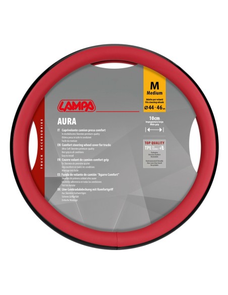 Coprivolante camion Aura rosso in Skeentex taglia M 44 46cm