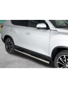Pedane laterali inox lucido 70mm SsangYong Rexton dal 2018