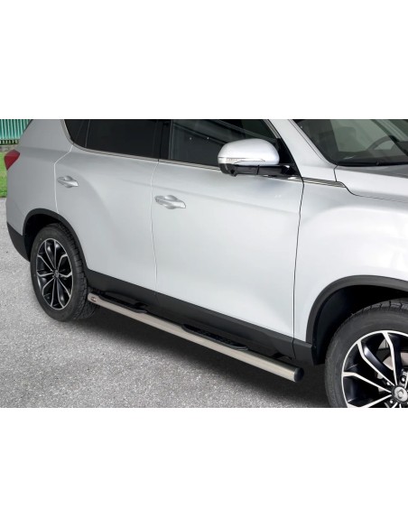 Pedane laterali inox lucido 70mm SsangYong Rexton dal 2018 Pedane laterali inox lucido 70mm SsangYong Rexton dal 2018