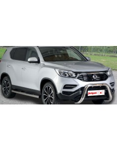 Pedane laterali inox lucido 70mm SsangYong Rexton dal 2018 2