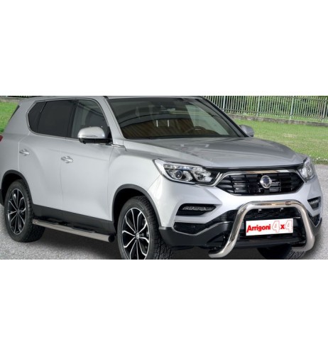 Pedane laterali inox lucido 70mm SsangYong Rexton dal 2018
