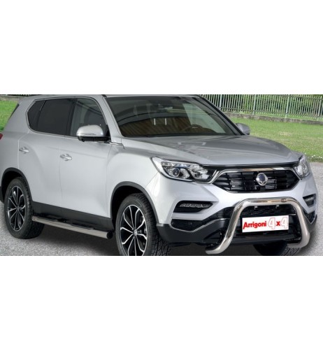 Pedane laterali inox lucido 70mm SsangYong Rexton dal 2018
