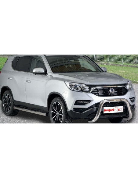 Pedane laterali inox lucido 70mm SsangYong Rexton dal 2018