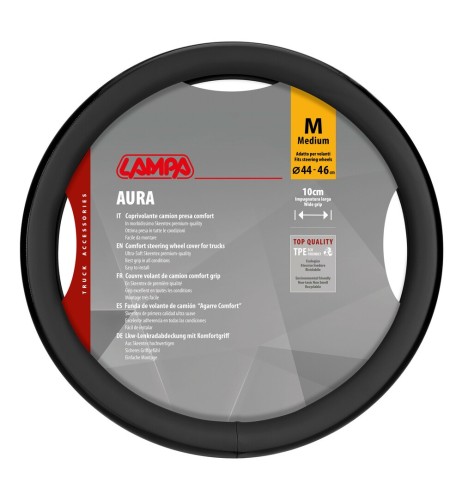 Coprivolante camion Aura nero in Skeentex taglia M 44 46cm