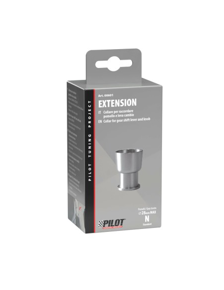 Collare estensione pomello leva cambio 28mm altezza 37mm Collare estensione pomello leva cambio 28mm altezza 37mm