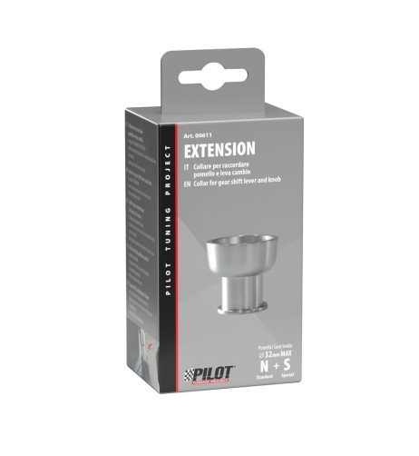 Collare estensione pomello leva cambio 32mm altezza 37mm