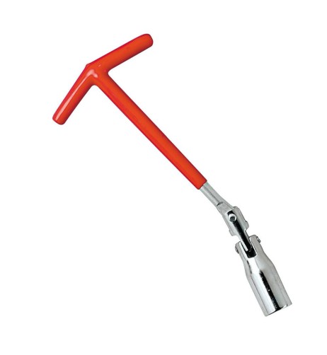 Chiave svitacandela snodabile manico 15cm bussola 16mm