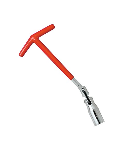 Chiave svitacandela snodabile manico 15cm bussola 16mm