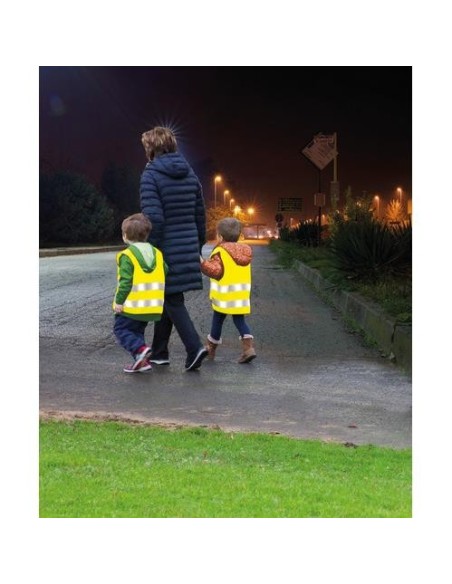 Gilet riflettente per bambini Giallo taglia unica Gilet riflettente per bambini Giallo taglia unica