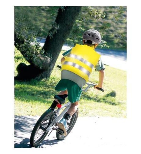 Gilet riflettente per bambini Giallo taglia unica
