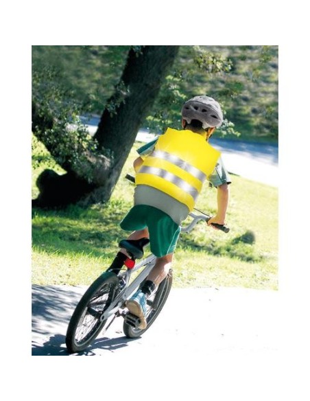 Gilet riflettente per bambini Giallo taglia unica Gilet riflettente per bambini Giallo taglia unica