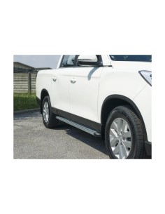 Pedane laterali S50 stondate alluminio SsangYong Rexton Sports XL dal 2018