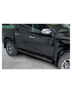 Pedane laterali acciaio inox BLACK 70mm SsangYong Rexton Sports XL dal 2018