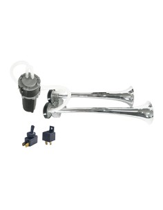 Trombe bitonali in alluminio 12V 20A con compressore 118db