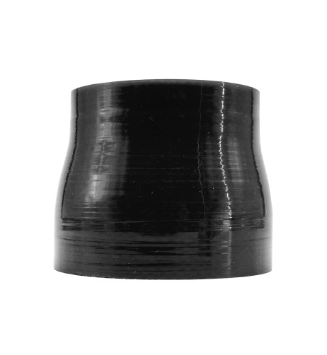 Manicotto riduttore Manitor dritto in silicone nero rinforzato 76 89mm