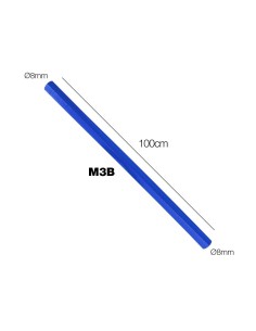 Manicotto Manitor in silicone rinforzato blu prolunga 1mt 8mm