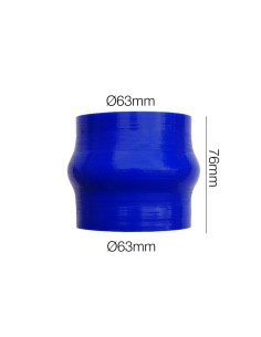 Manicotto Manitor soffietto in silicone blu rinforzato 63mm lunghezza 76mm