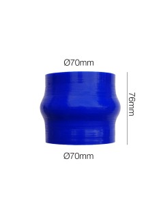 Manicotto Manitor soffietto in silicone blu rinforzato 70mm lunghezza 76mm