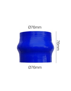 Manicotto Manitor soffietto in silicone blu rinforzato 76mm lunghezza 76mm