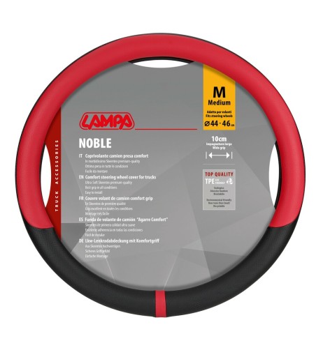 Coprivolante camion Noble rosso in Skeentex taglia M 44 46cm
