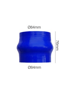 Manicotto Manitor soffietto in silicone blu rinforzato 84mm lunghezza 76mm