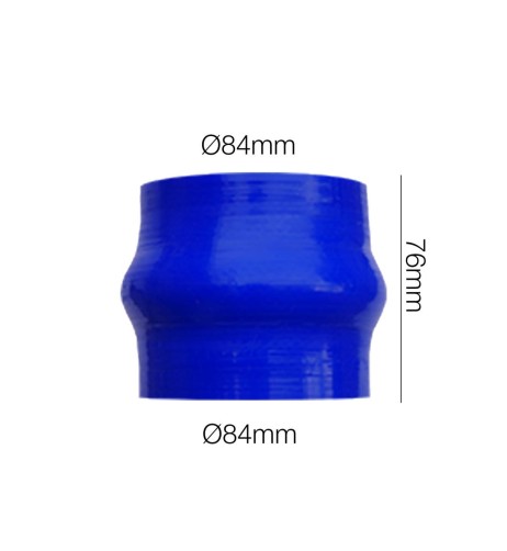 Manicotto Manitor soffietto in silicone blu rinforzato 84mm lunghezza 76mm