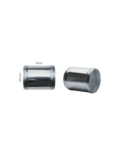 Manicotto Manitor dritto in alluminio diametro 51mm lunghezza 76mm