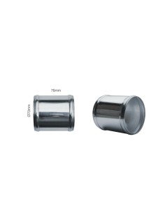 Manicotto Manitor dritto in alluminio diametro 70mm lunghezza 76mm