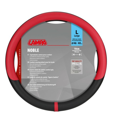 Coprivolante camion Noble rosso in Skeentex taglia L 46 48cm