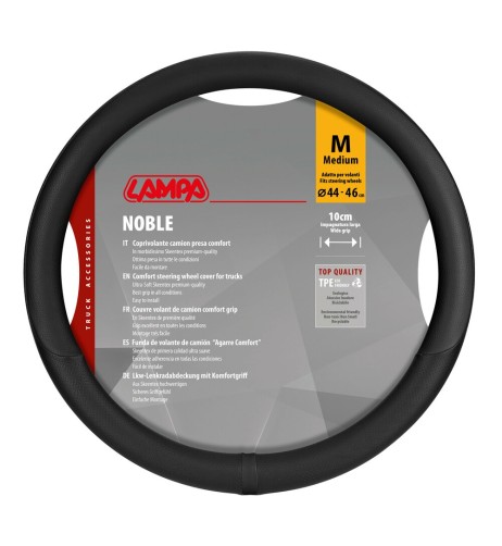 Coprivolante camion Noble nero in Skeentex taglia M 44 46cm