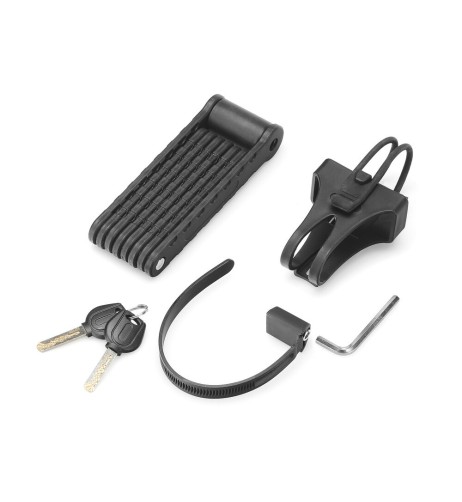 Lucchetto pieghevole in acciaio 96cm con custodia