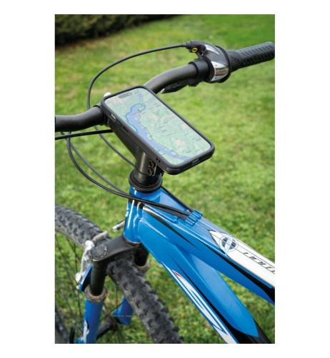 Supporto Optiline porta telefono canotto sterzo vite M6