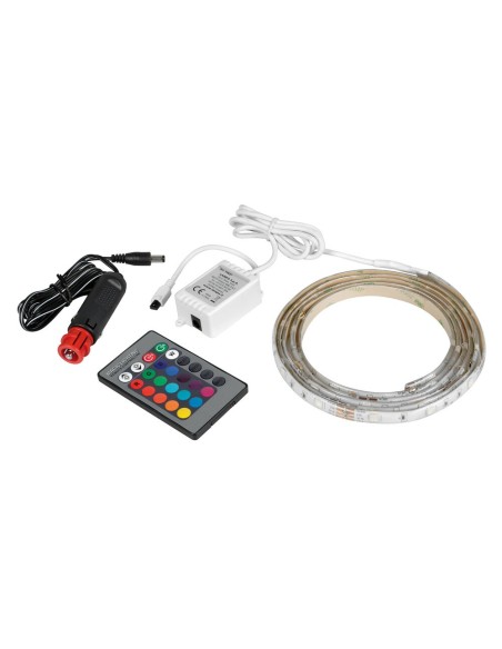 Striscia a Led RGB 12 24V impermeabile 200 cm con telecomando
