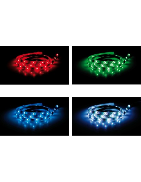 Striscia a Led RGB 12 24V impermeabile 200 cm con telecomando