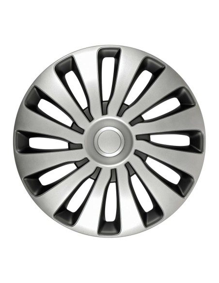Set 4 copricerchi Sepang Silver e Black in ABS 13 