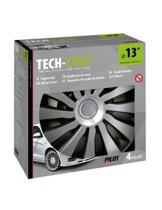 Set 4 copricerchi Sepang Silver e Black in ABS 13  2