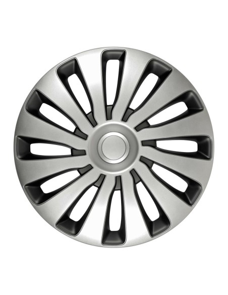 Set 4 copricerchi Sepang Silver e Black in ABS 16 