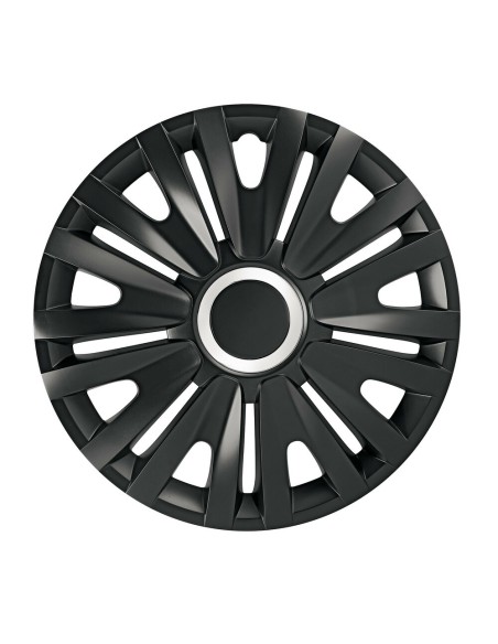 Set 4 copricerchi universali Royal Black in ABS 15 