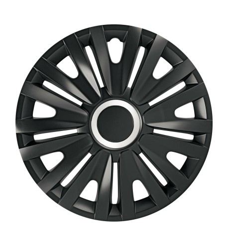 Set 4 copricerchi universali Royal Black in ABS 14