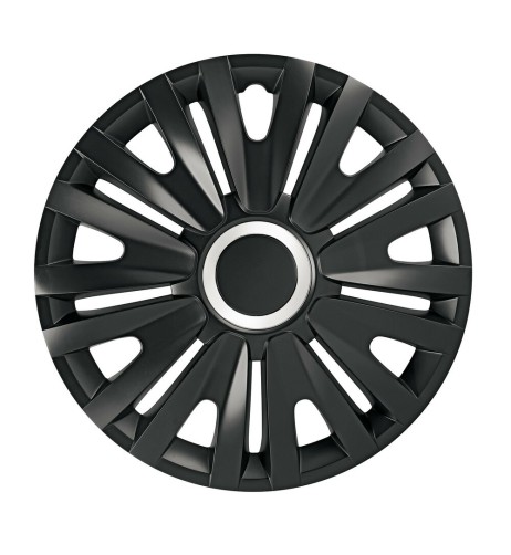 Set 4 copricerchi universali Royal Black in ABS 14 