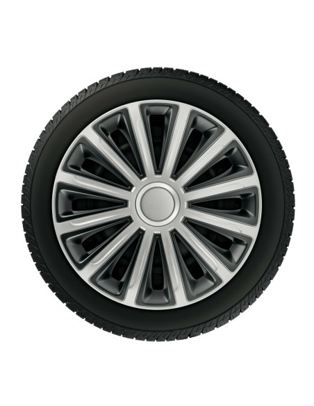 Set 4 copricerchi universali Trend Bicolour in ABS 13 