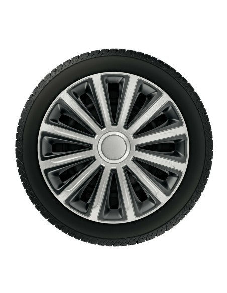 Set 4 copricerchi universali Trend Bicolour in ABS 15 