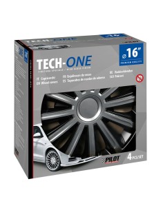 Set 4 copricerchi universali Trend Bicolour in ABS 16  2