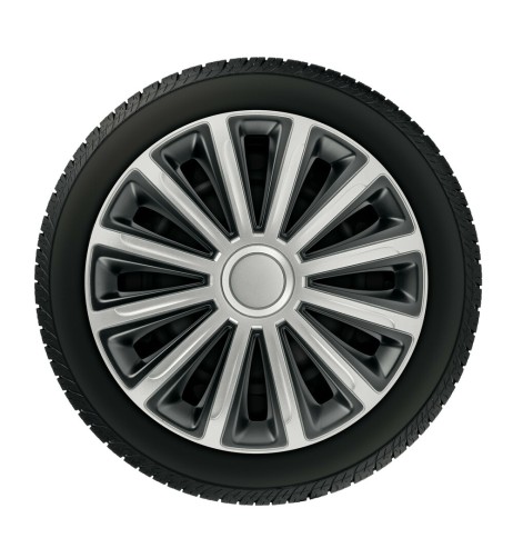 Set 4 copricerchi universali Trend Bicolour in ABS 16